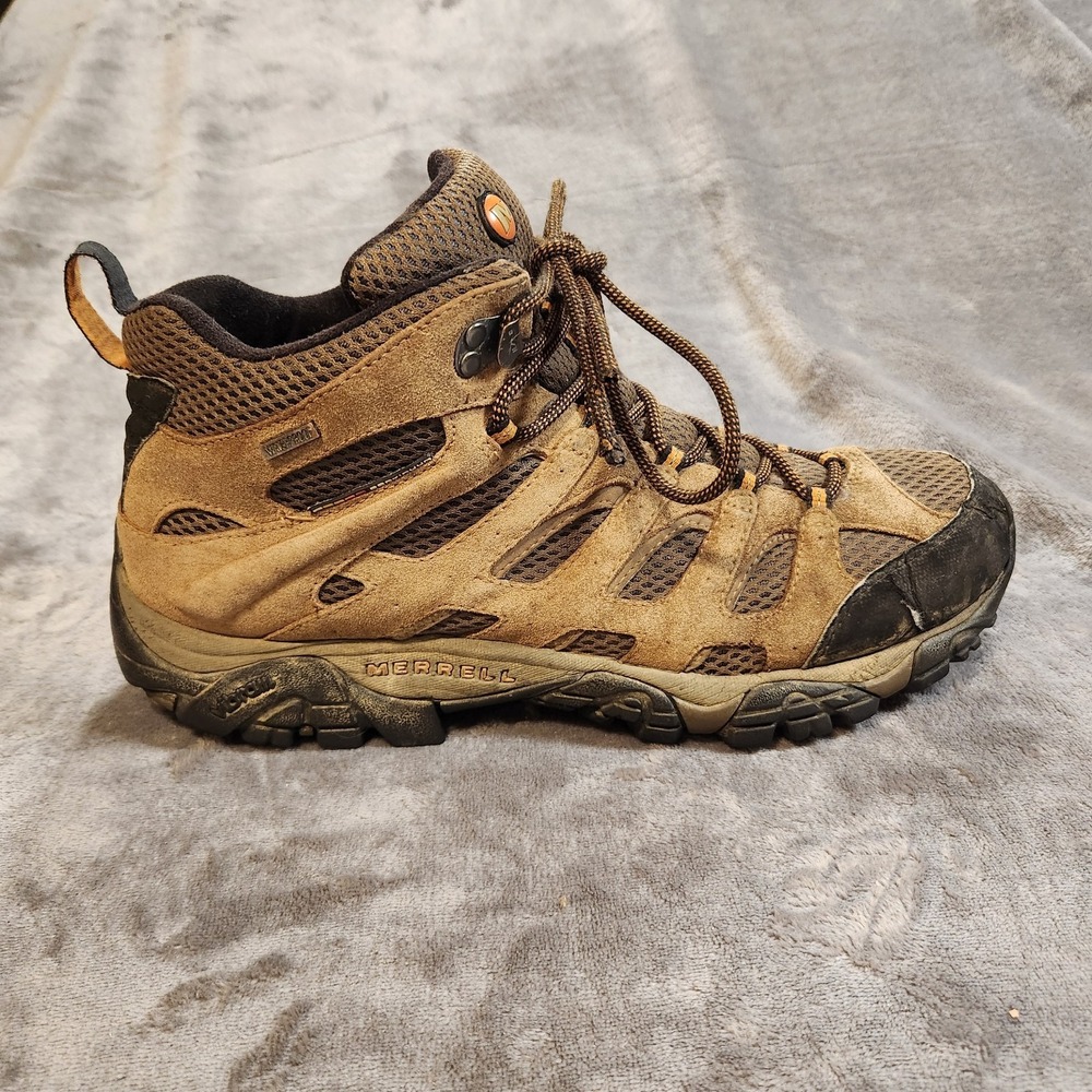 Merrell Boot Mens 12 Brown Moab 3 Mid waterproof Hiking‎ Walking Gorpcore